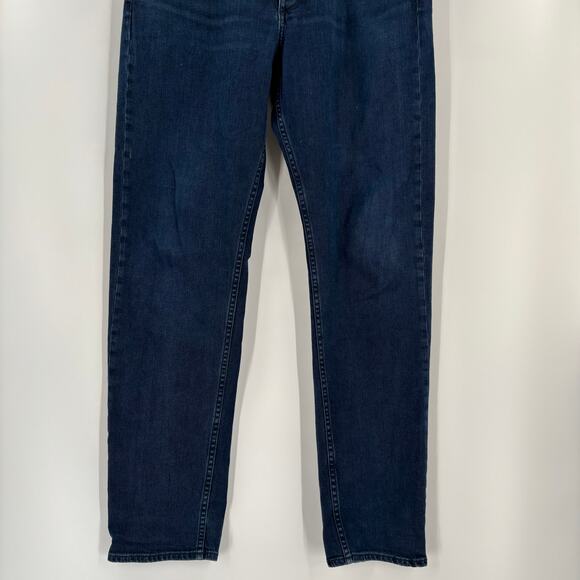 Rag & Bone 38x34 Slim Fit 2 Dark Wash Button Fly Blue Jeans - Picture 6 of 7